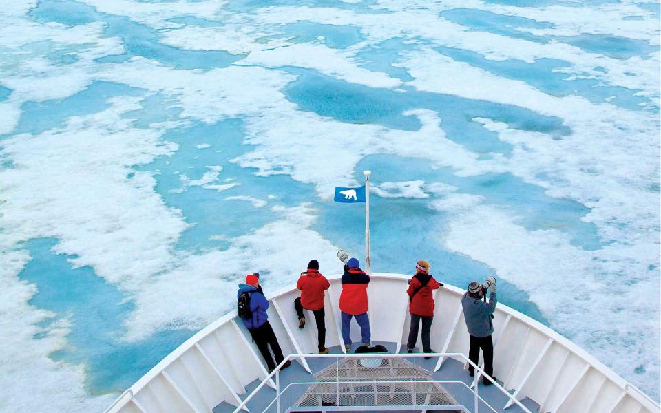 Sometimes there’s nothing more romantic than going to the ends of the earth for your beloved-or the top of the earth, in this case. Lindblad Expeditions’ Land of the Ice Bears cruise makes an unforgettable journey through Svalbard in the Arctic Circle, granting up-close encounters with polar bears, walrus, and seals as well as passage through some of the world’s most awe-inspiring scenery. Guests can take zodiac tours and shore excursions from the ship along with a veteran LindbladNational Geographic expedition crew; the most intrepid take the “polar plunge,” a breathtakingly quick dip into subzero waters. Few travel experiences can rival waking in your cabin as the ship glides past giant blue-tinted glacier walls, or watching mother and baby polar bears play on the ice under a midnight sun. Extravagant? Absolutely. But if you can swing it, the indelible romantic memories are worth every cent.