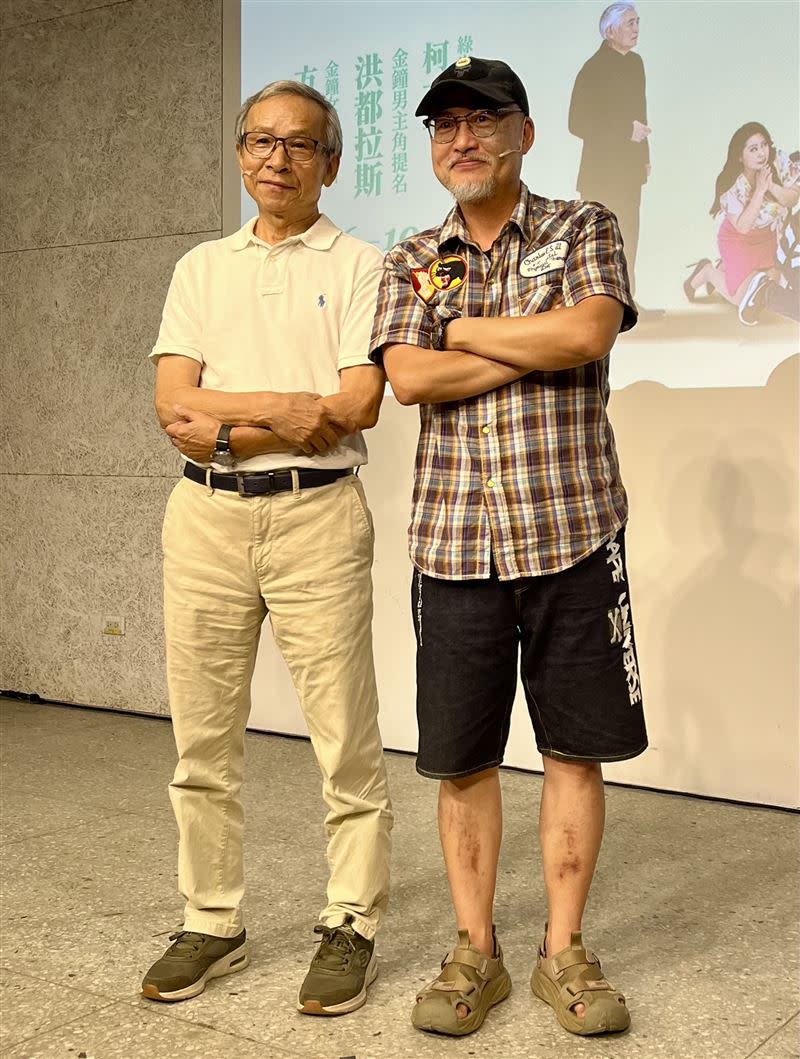 吳念真（左）與導演李明澤再度打造《人間條件一》。（圖／記者杜沛學攝影）