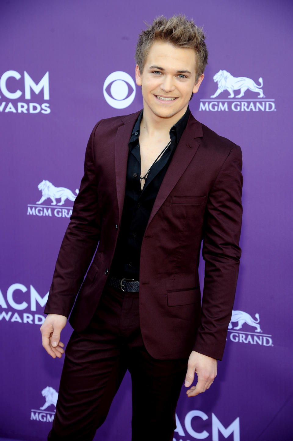 Singer Hunter Hayes arrives at the 48th Annual Academy of Country Music Awards at the MGM Grand Garden Arena in Las Vegas on Sunday, April 7, 2013. (Photo by Al Powers/Invision/AP)