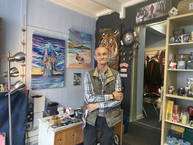 Colin Noall who owns Noall's Emporium in St Ives 