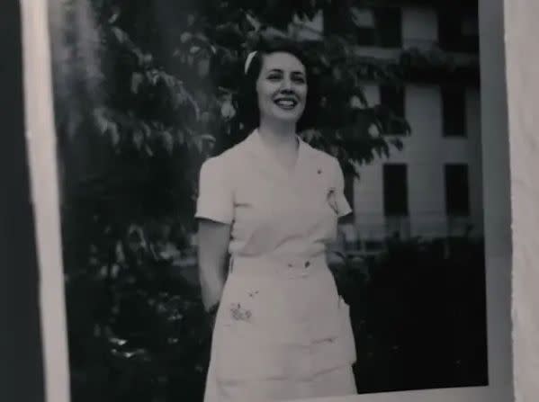 The author in her nurse's uniform at around the age of 21. (Photo: Photo courtesy of Shatzi Weisberger)