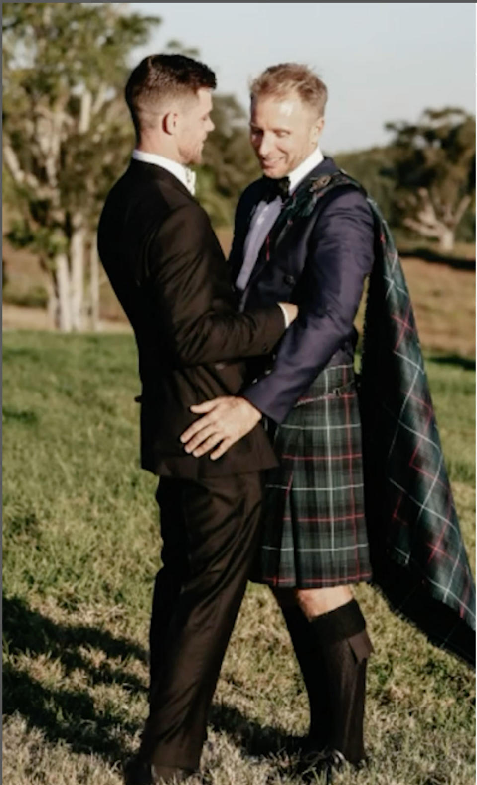 Hamish Macdonald and Jacob Fitzroy married