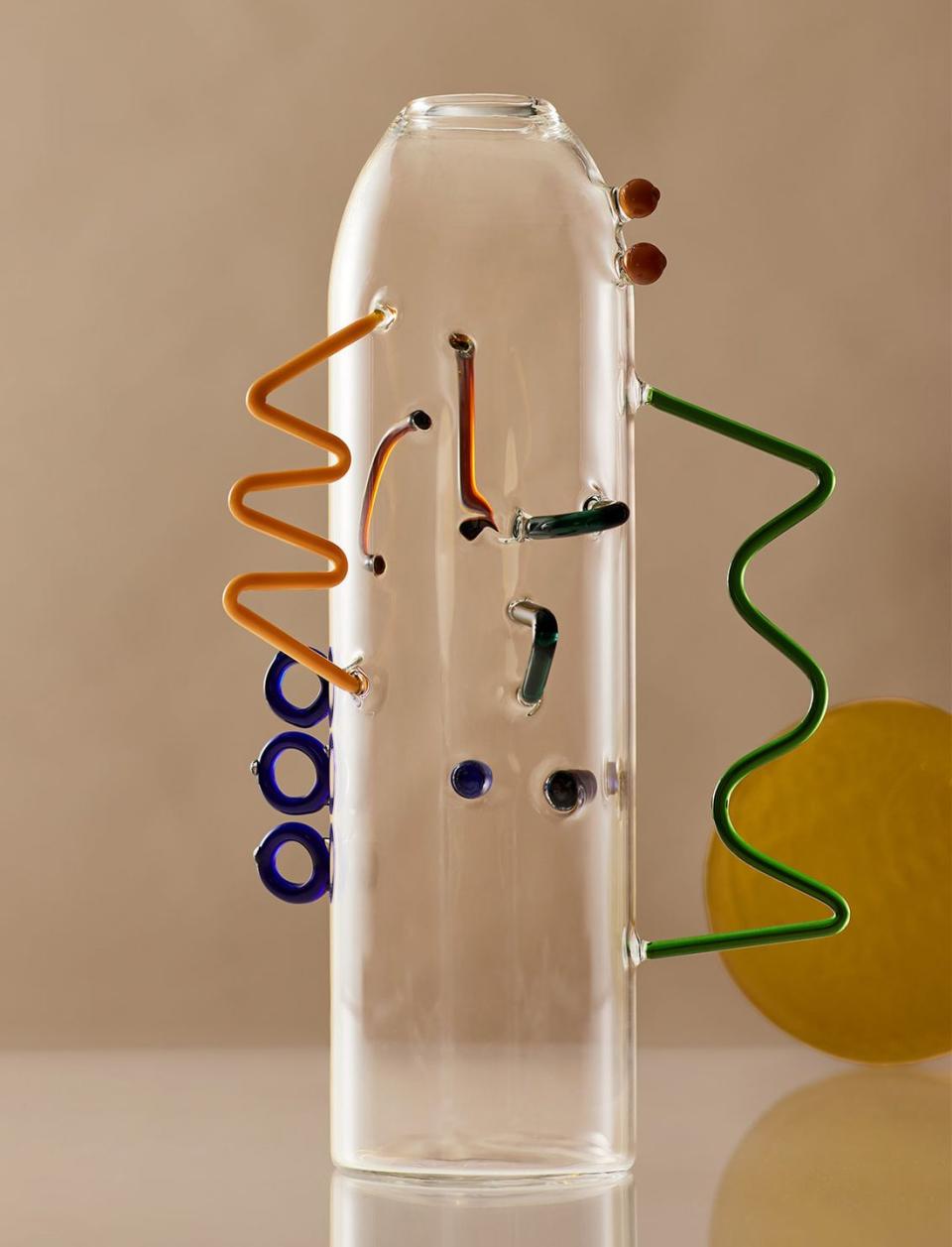 glass vase by diego olivero