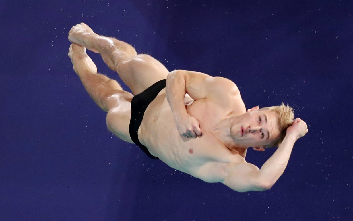 Laugher may not be Britain's most recognisable diver, but he is the most successful (Picture: Reuters)