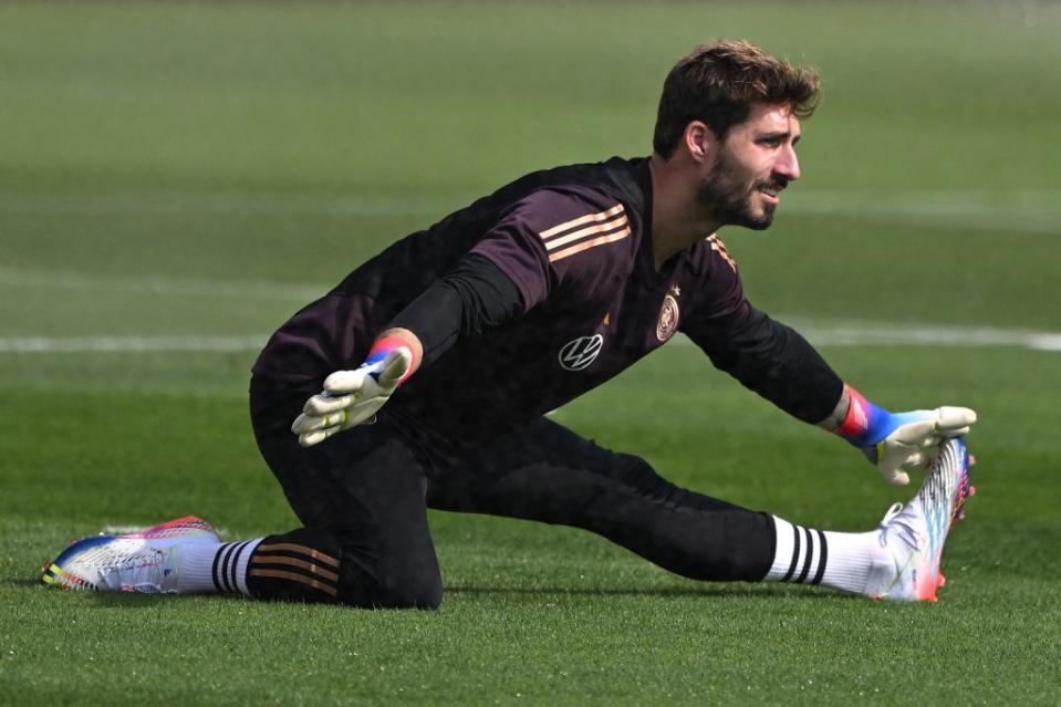 德國的替補門將特拉普（Kevin Trapp）。法新社