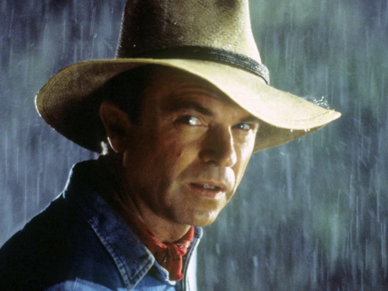 Sam Neill in "Jurassic Park."