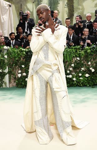 <p> Jamie McCarthy/Getty</p> Lil Nas X at 2024 Met Gala