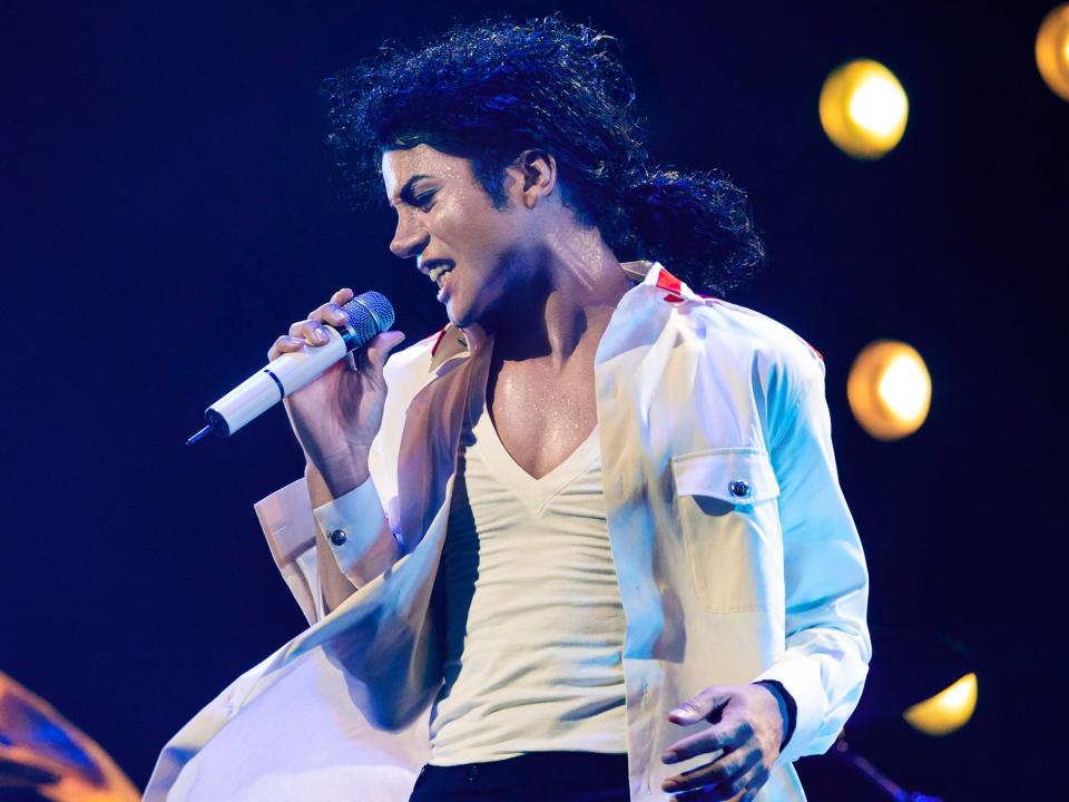 Jaafar Jackson as Michael Jackson in "Michael."