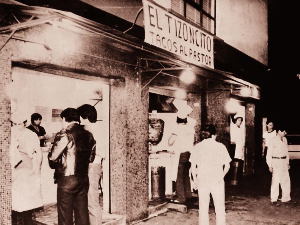 El Tizoncito primer local tacos al pastor 1960