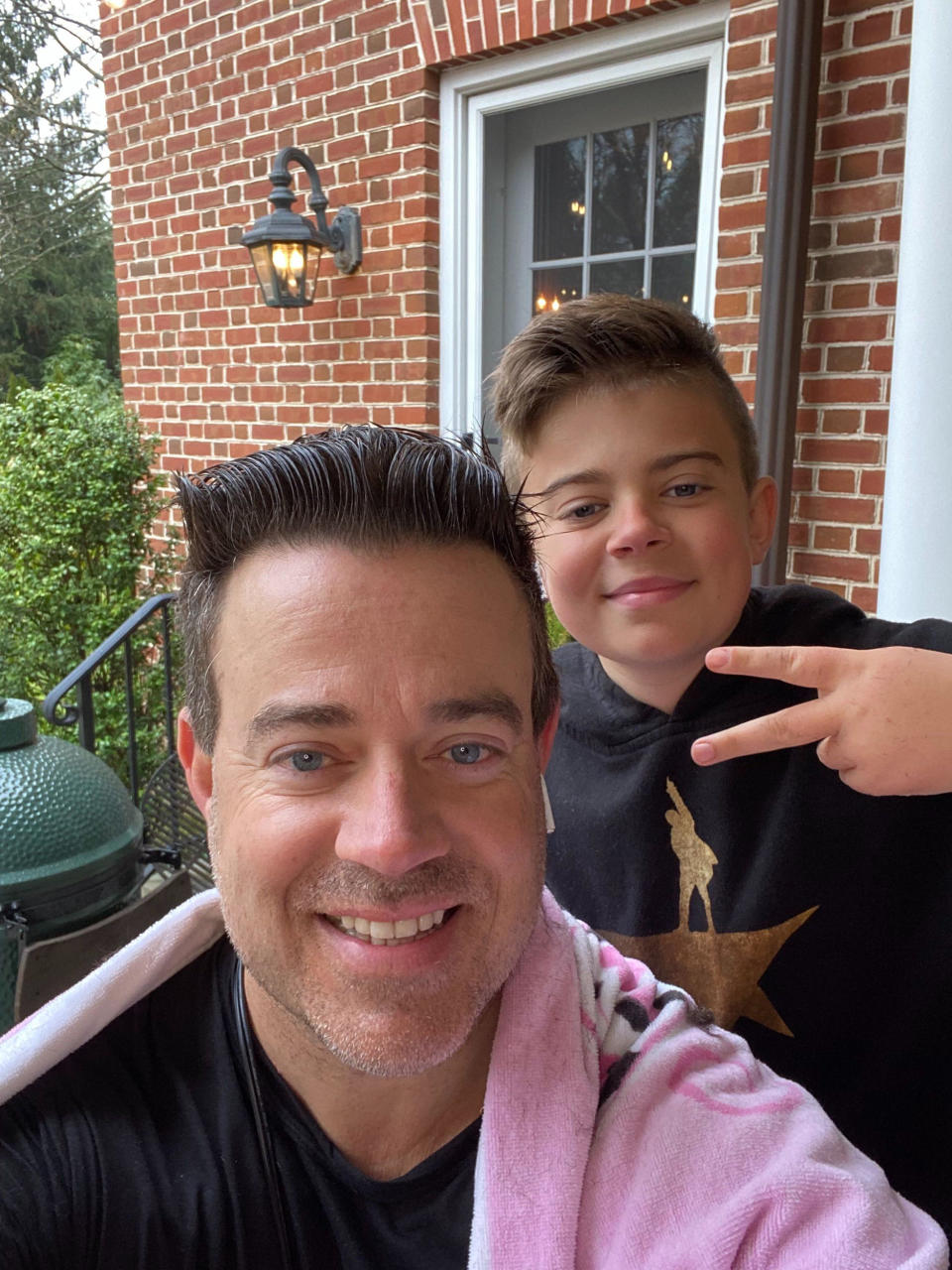 Carson's son Jack, 11, approves of dad's haircut! (Carson Daly)