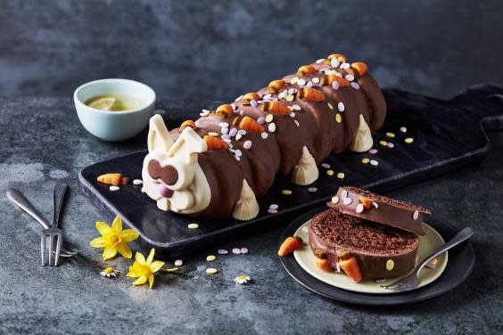 Easter Bunny Colin the Caterpillar cake (Marks &amp; Spencer)