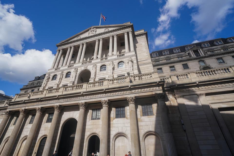 A view of the Bank of England