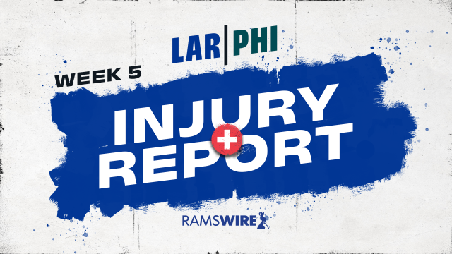 Injury Update 2023 Week 1 vs Rams