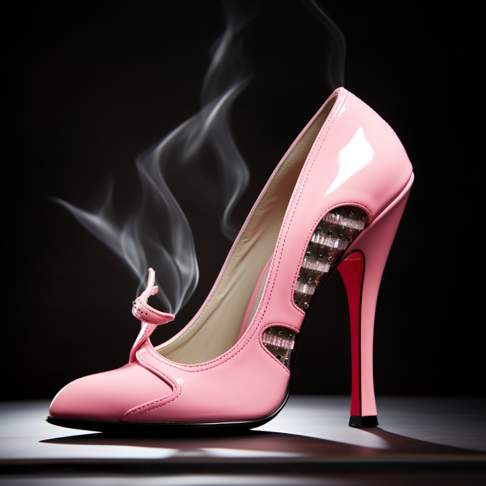 Pink lady heels
