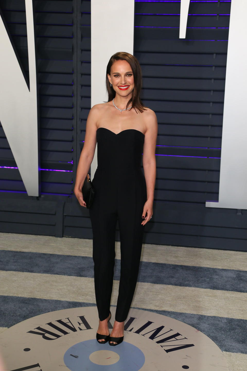 Natalie Portman at the Vanity Fair Oscars 2019 after party