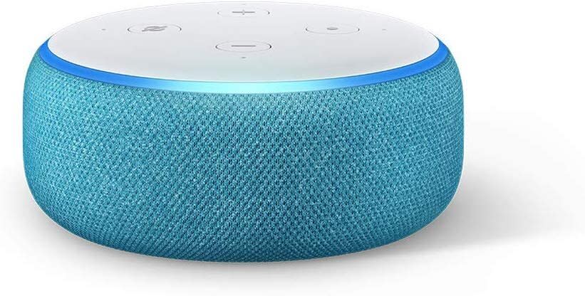 If you're gifting this Echo Dot for the holidays, you might want to get the blue color since the colorful rainbow print isn't in stock until Jan. 11. <a href="https://amzn.to/34LmwD3" target="_blank" rel="noopener noreferrer"><strong>Originally $70, get it now for $40, the same price it was on Black Friday</strong></a>.&nbsp;