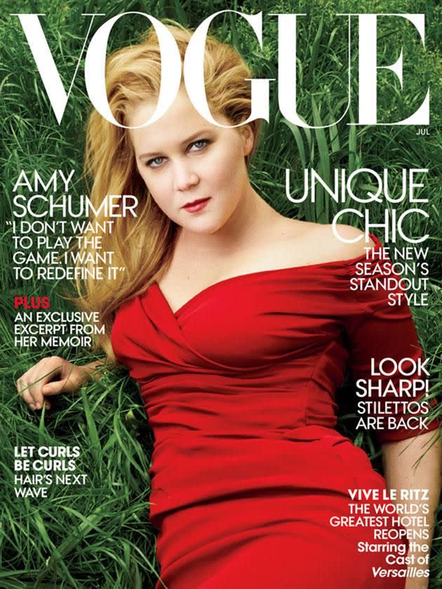 Amy's first Vogue cover is the July issue. Photo: Annie Leibovitz/Vogue