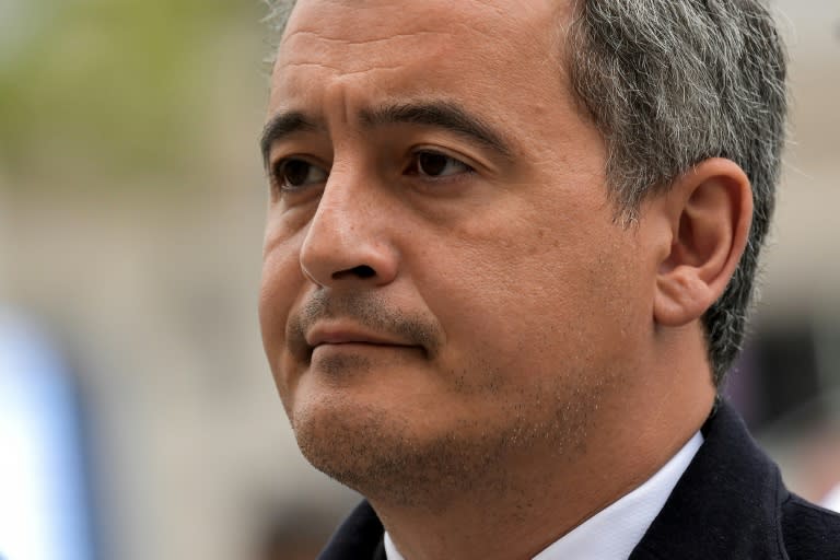 Le ministre de l'Intérieur Gérald Darmanin, le 19 avril 2024 à Paris (Bertrand GUAY)