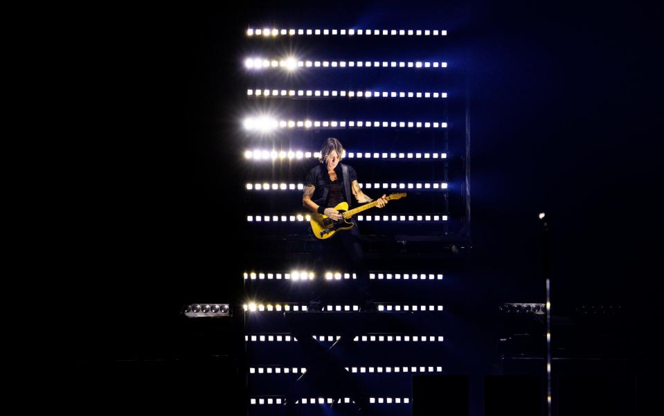 Keith Urban credits designer LeRoy Bennett with crafting a dazzling light show for his  2023 Las Vegas residency.