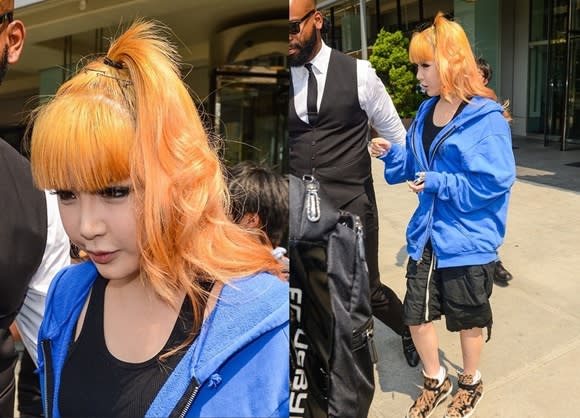 Paparazzi photos of Park Bom revealed