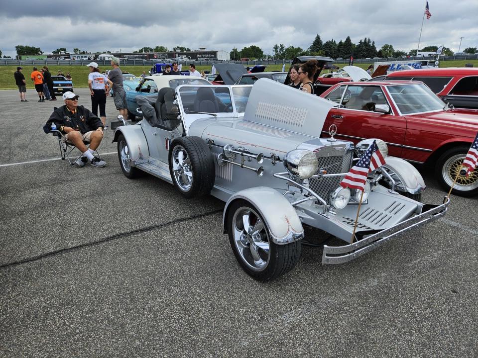 handbuilt palmeri andare at m1 concourse vintage cars and coffee 2024