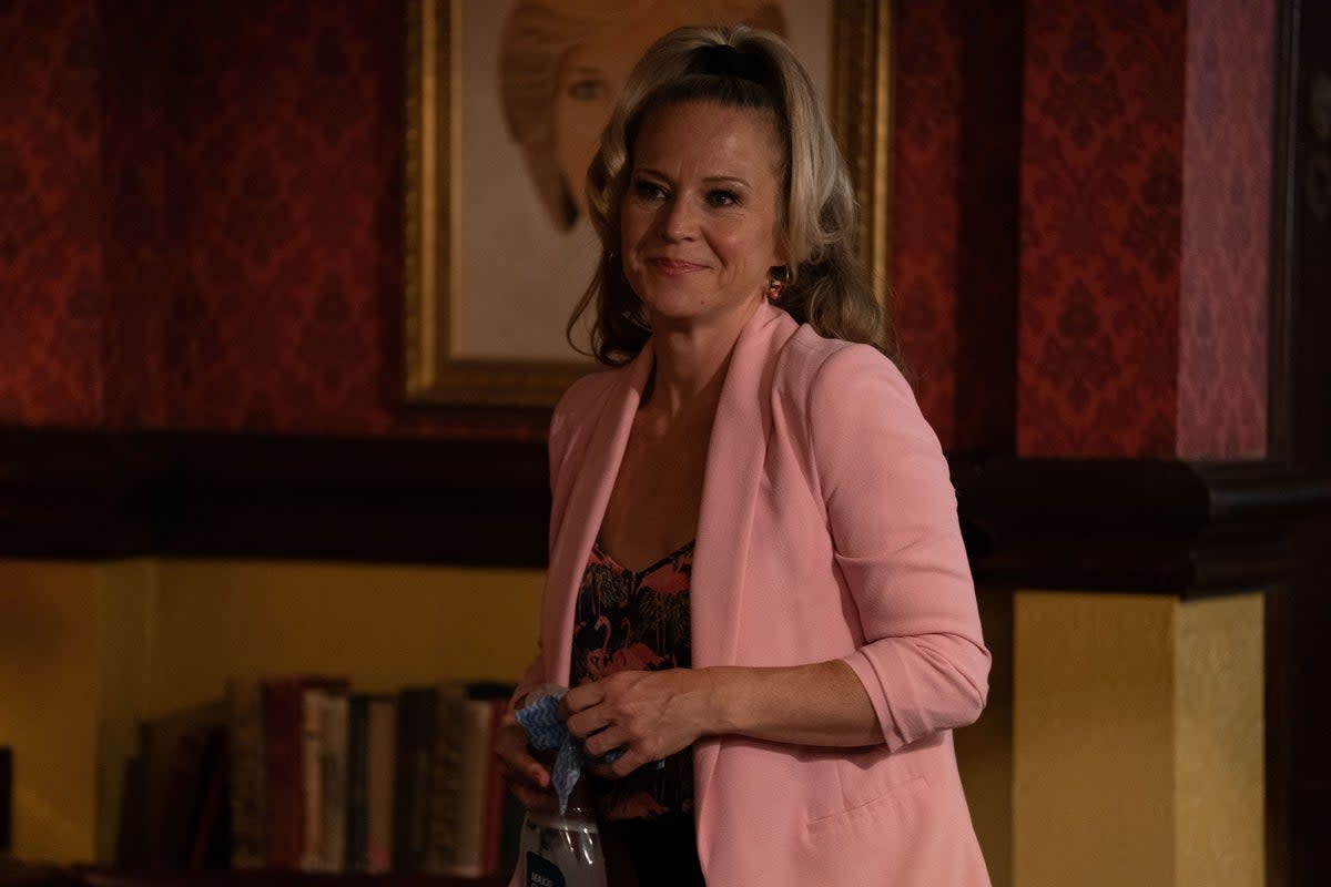 EastEnders star Kellie Bright shed tears filming her last Christmas Day scenes with co-star Danny Dyer  (BBC/Jack Barnes/Kieron McCarron)