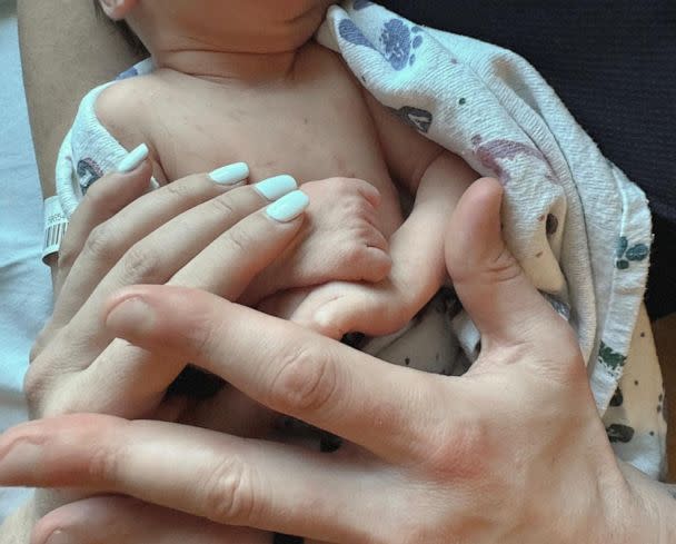 PHOTO: In a post made to his Instagram account, Tarek El Moussa and his wife Heather Rae El Moussa share a photo of their newborn son. (@therealtarekelmoussa/Instagram)