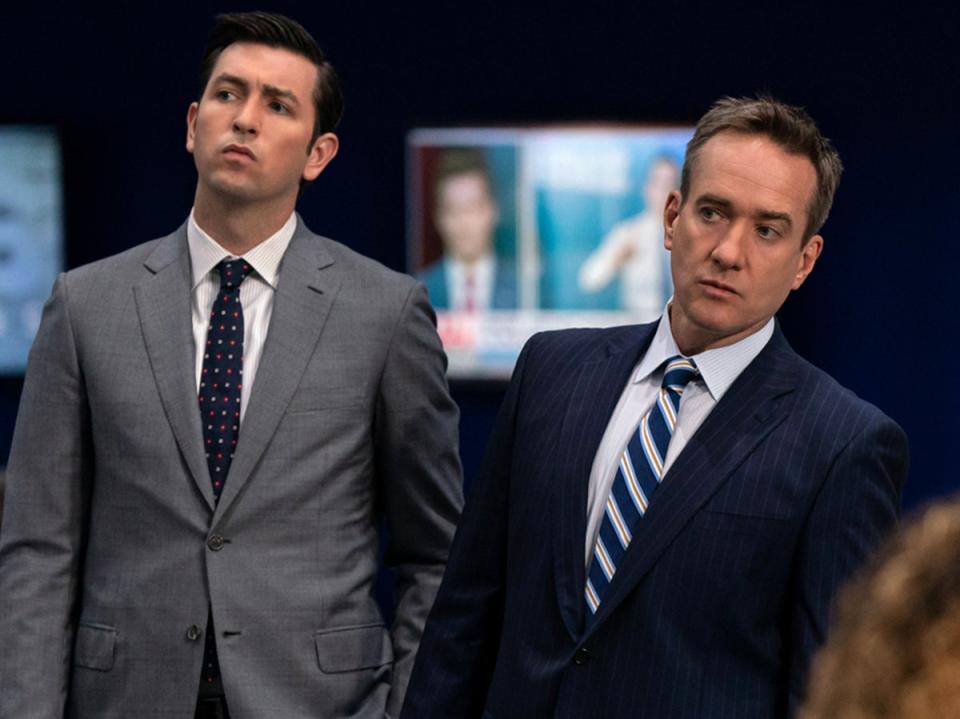 ‘Disgusting brothers’ Nicholas Braun and Matthew MacFadyen in ‘Succession’ (HBO/Sky)