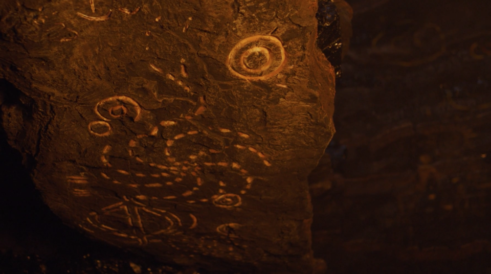 The White Walker cave symbols call back to the other signs on the show. (HBO)