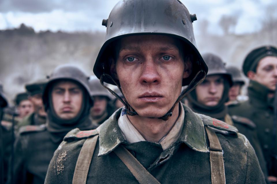 Felix Kammerer stars in the 2022 version of "All Quiet on the Western Front," a grim depiction of the horrors of World War I. The Hollywood version won an Oscar in 1930; this time it was made by a German director.