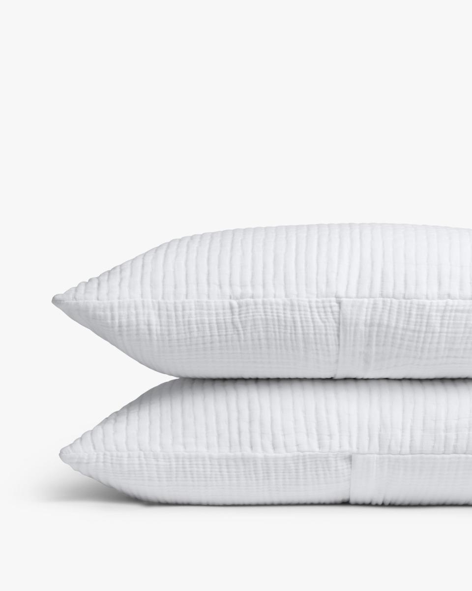 <p><a href="https://go.redirectingat.com?id=74968X1596630&url=https%3A%2F%2Fwww.parachutehome.com%2Fproducts%2Forganic-air-cotton-sham-set&sref=https%3A%2F%2Fwww.womenshealthmag.com%2Flife%2Fa60334710%2Fparachute-warehouse-sale%2F" rel="nofollow noopener" target="_blank" data-ylk="slk:Shop Now;elm:context_link;itc:0;sec:content-canvas" class="link ">Shop Now</a></p><p>Organic Air Cotton Sham Set</p><p>parachutehome.com</p><p>$36.00</p>