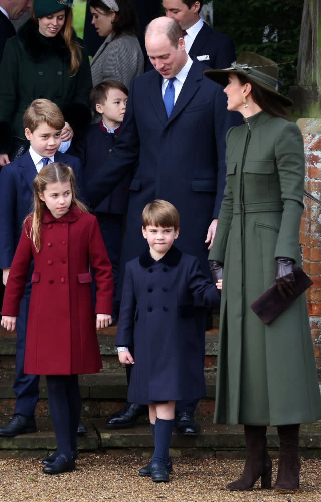<p>Princess Charlotte’s birthday festivities lead right into <a href="https://www.sheknows.com/entertainment/slideshow/2690110/king-charles-coronation-details/" rel="nofollow noopener" target="_blank" data-ylk="slk:her grandfather’s coronation;elm:context_link;itc:0;sec:content-canvas" class="link ">her grandfather’s coronation</a> on May 6. The young royal is expected to be in attendance as King Charles is officially anointed king on Saturday, alongside both of her brothers and her parents.</p> <p>Prince George will be participating <a href="https://www.sheknows.com/parenting/articles/2747406/prince-george-king-charles-coronation-role/" rel="nofollow noopener" target="_blank" data-ylk="slk:as one of Charles’ pages;elm:context_link;itc:0;sec:content-canvas" class="link ">as one of Charles’ pages</a>, and all three children will reportedly join William and Kate in a carriage behind the Golden State Coach carrying Charles and Camilla on the way to the coronation. </p> <p><a href="https://www.thetimes.co.uk/article/b5eed98a-c4de-11ed-8855-203da4a322fd" rel="nofollow noopener" target="_blank" data-ylk="slk:The Times;elm:context_link;itc:0;sec:content-canvas" class="link "><em>The</em> <em>Times</em></a> also reported that the three young royals will accompany the King and Queen Consort as they leave Westminster Abbey after the service.</p> <p>Prince Harry and Meghan Markle’s son, Prince Archie, also celebrates his fourth birthday on the day of Charles’ coronation. Harry will <a href="https://www.sheknows.com/entertainment/articles/2764409/prince-harry-short-uk-trip-coronation/" rel="nofollow noopener" target="_blank" data-ylk="slk:reportedly be in attendance;elm:context_link;itc:0;sec:content-canvas" class="link ">reportedly be in attendance</a> for the service in London, but will only make a quick appearance before flying back to California to celebrate his son. It’s certainly a big week for the royal family! </p>