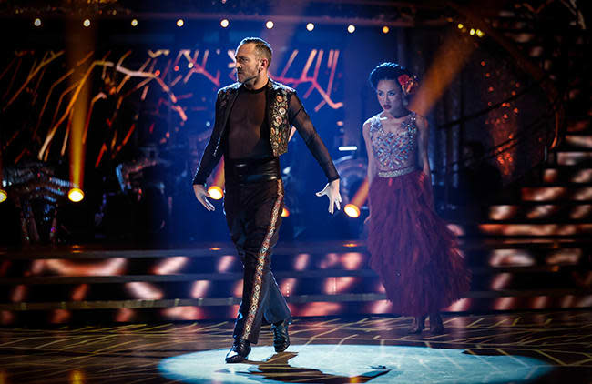 Will and Nancy perform their paso doble