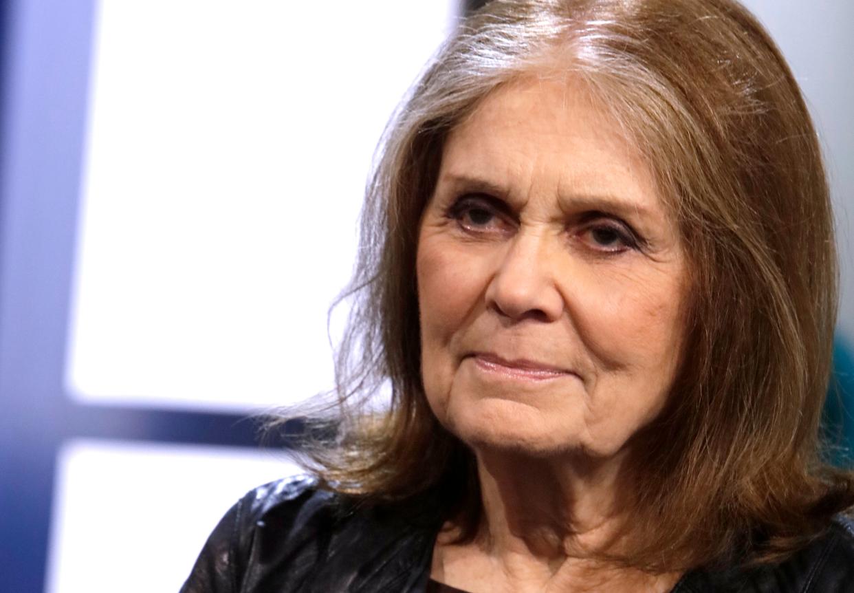 Gloria Steinem said her top four picks for the 2020 presidential election include New York City Mayor Bill de Blasio and three women. (Photo: Eric Fougere - Corbis via Getty Images)