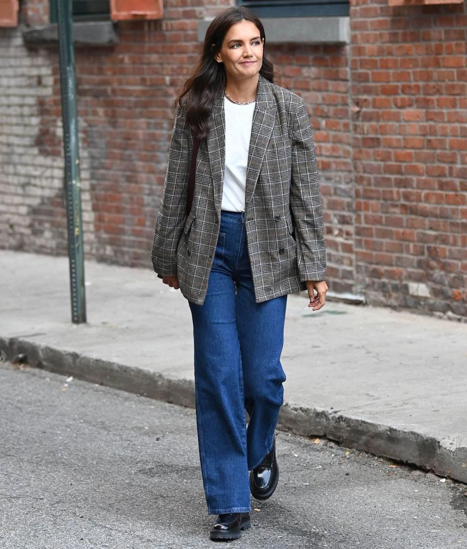 katie holmes reformation loafer