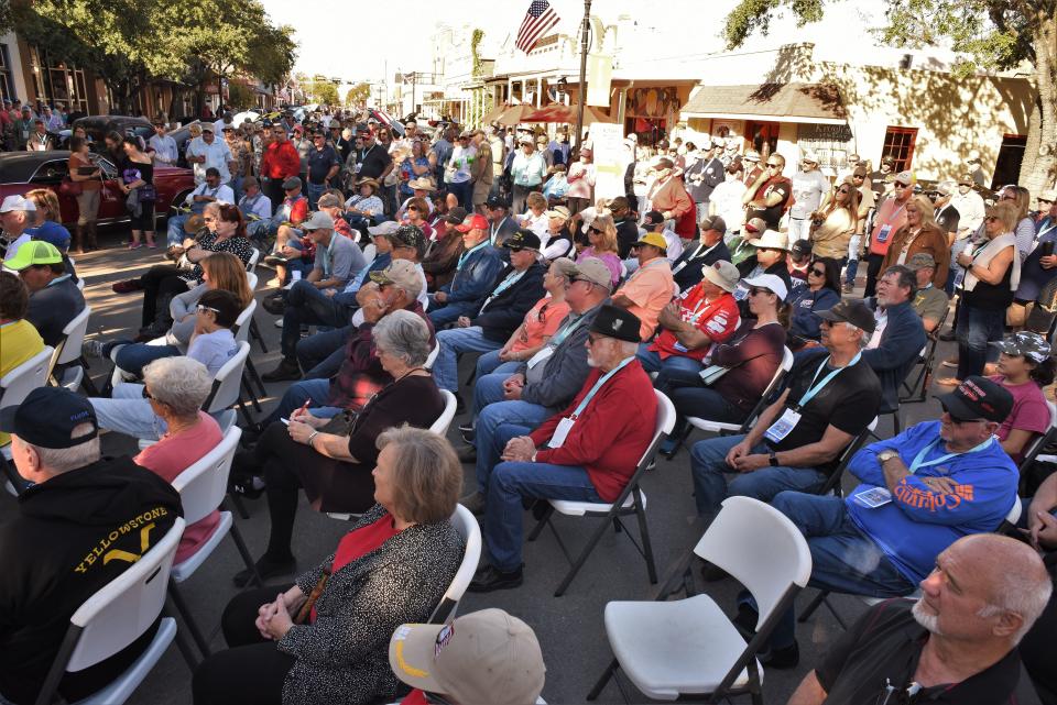 An awards ceremony on Main Street marked the wind-down to the 15th annual Veterans Weekend Car Show in Bastrop.