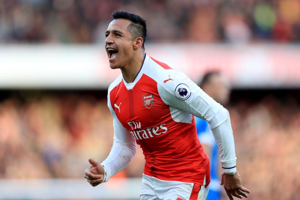 Arsenal signed Alexis Sanchez on this day in 2014 (John Walton/PA) (PA Archive)