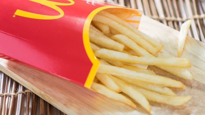 McDonald's fries and McPlant burger box