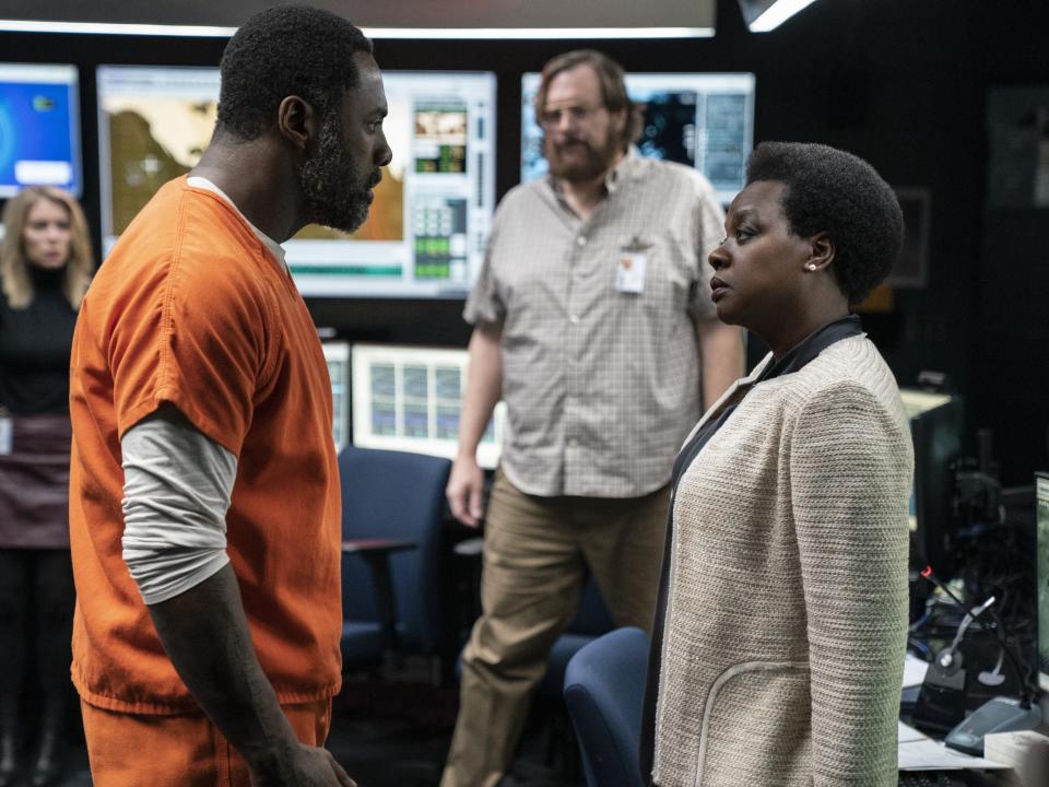 Idris Elba and Viola Davis in "The Suicide Squad."