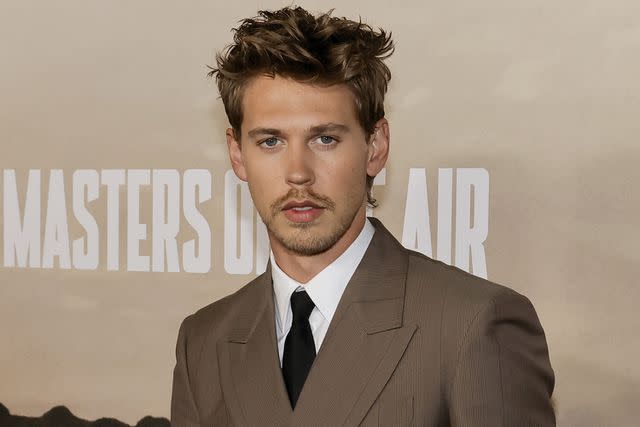 <p>Kevin Winter/GA/The Hollywood Reporter via Getty</p> Austin Butler at the 'Masters of the Air' world premiere in Los Angeles
