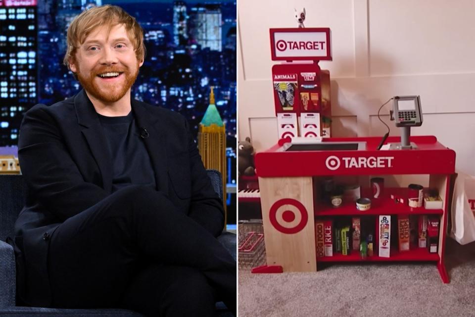 THE TONIGHT SHOW STARRING JIMMY FALLON -- Episode 1773 -- Pictured: Actor Rupert Grint during an interview on Monday, January 9, 2023 -- (Photo by: Todd Owyoung/NBC via Getty Images); https://www.youtube.com/watch?v=OIgy6sREBYs. Rupert Grint on His Daughter’s Target Obsession, His Ice Cream Truck and Apple TV+’s Servant