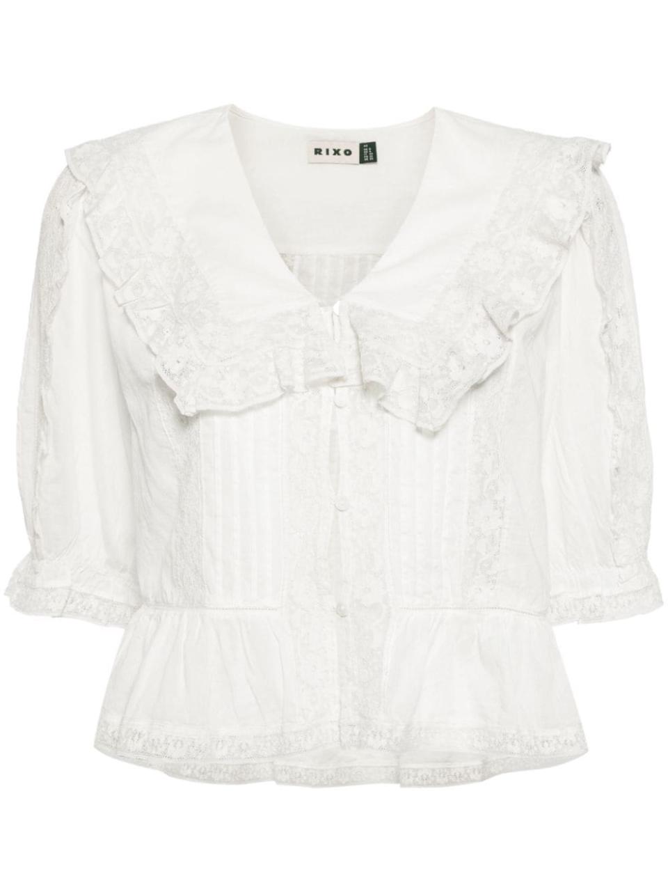 Ellery Lace-Panelled Blouse