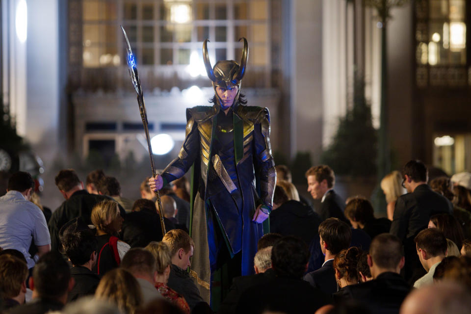 Loki forcing people to kneel