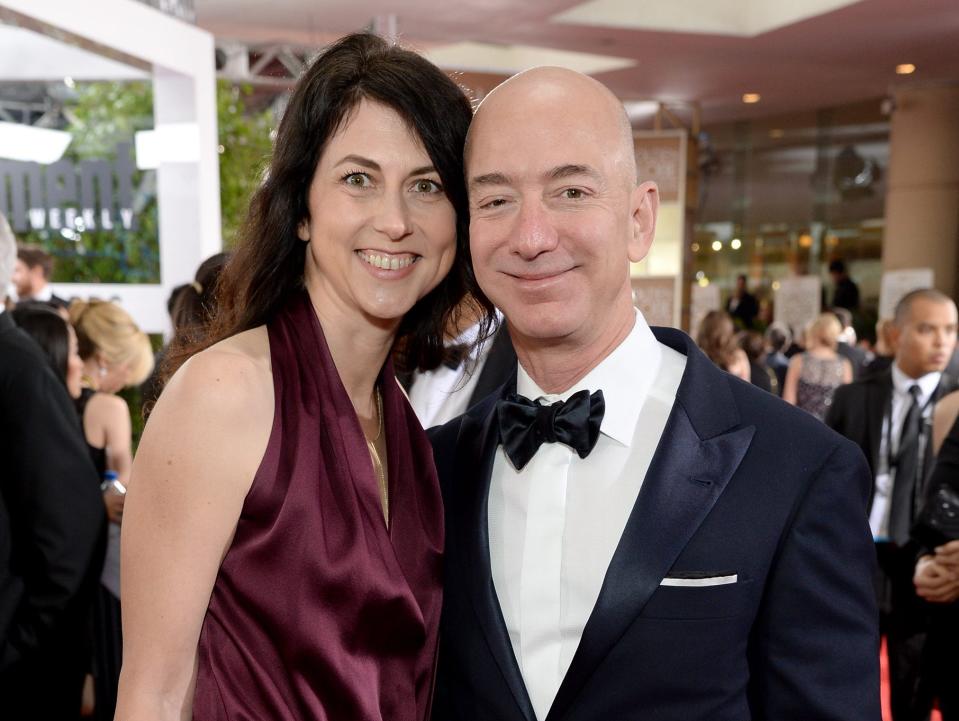 MacKenzie Scott and Jeff Bezos