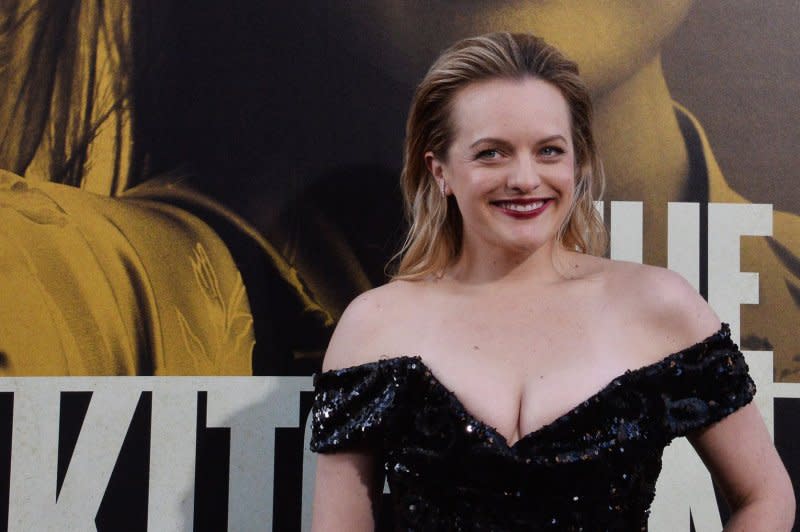 Elisabeth Moss attends the Los Angeles premiere of "The Kitchen" in 2019. File Photo by Jim Ruymen/UPI