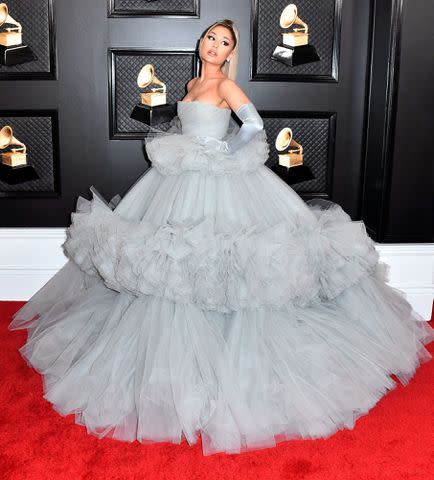 Frazer Harrison/Getty Images Ariana Grande attends the 62nd annual Grammy Awards in L.A. on Jan. 26, 2020.