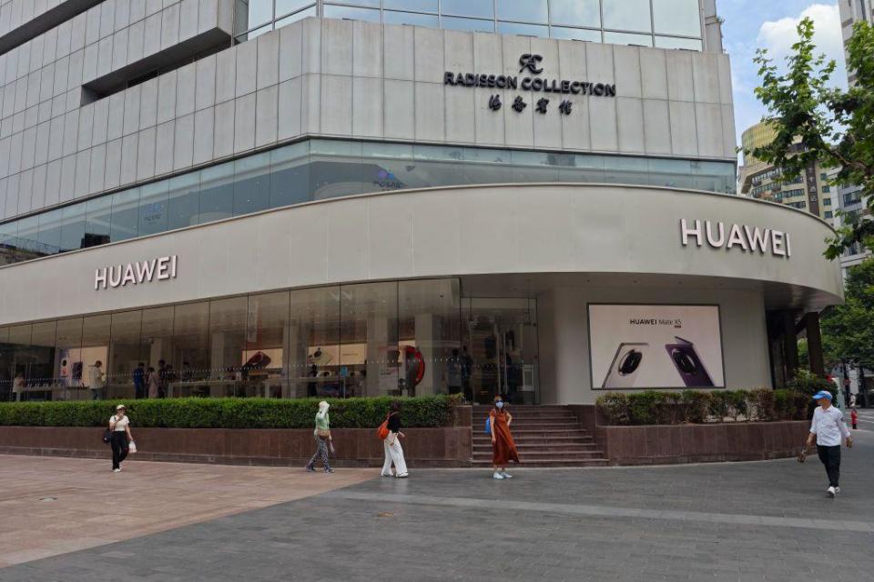 Almacén de Huawei en Shanghái