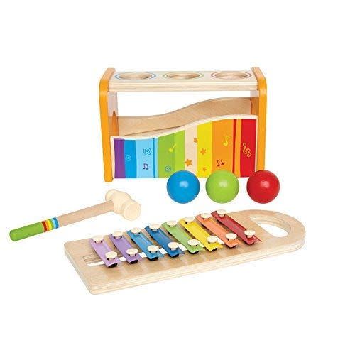 <p><strong>Hape</strong></p><p>amazon.com</p><p><strong>$19.49</strong></p><p>Roll over, Beethoven. With this classic toy, your child can <strong>experiment with different sounds</strong> by rolling the colorful balls down the xylophone slide or by hitting the keys with the mallet. Either way, they'll be exploring different ways of making music. <em>Ages 1+</em></p>