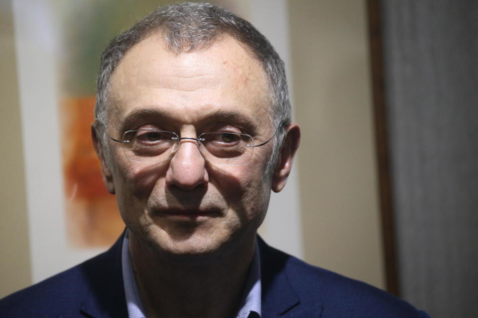 Russian billionaire, businessman and Council of the Federation member Suleyman Kerimov attends a meeting at the Naryn Kala Castle, on April 14, 2021, in Derbent, Dagestan, Russia.  / Credit: Mikhail Svetlov / Getty Images