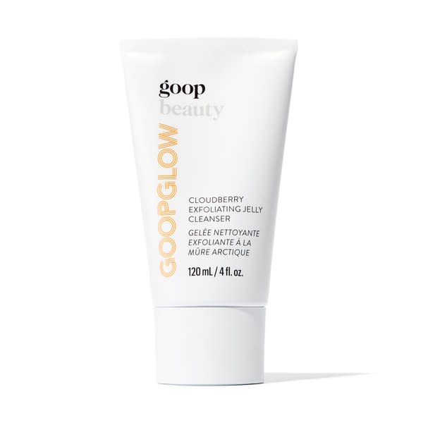 GoopGlow Cloudberry Exfoliating Jelly Cleanser. 